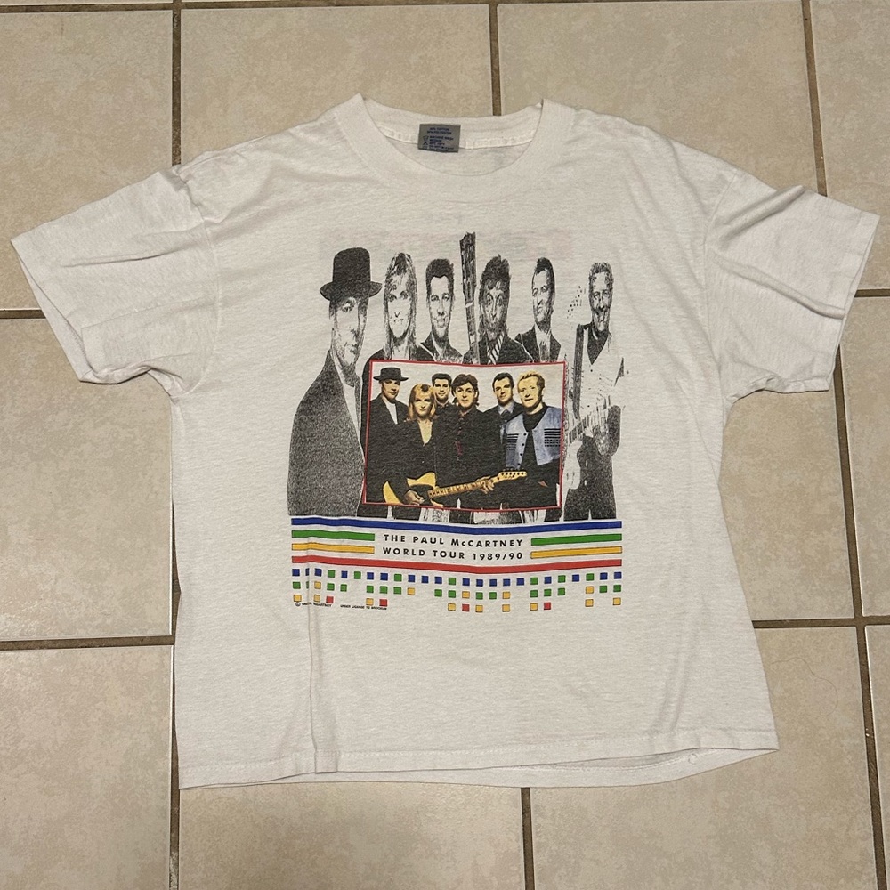 Vintage 1989 Paul McCartney Tour Shirt